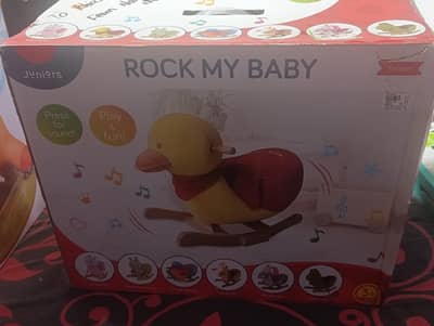 New juniors Rock my baby toy with box