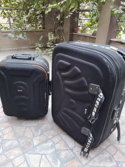 Luggage Bags Set (Big + Medium) Good Condition