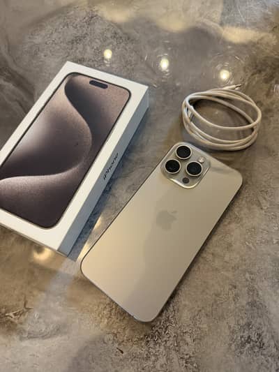 iPhone 15 Pro Max 256GB Condition 10/10 PTA Approved physical Dual Sim