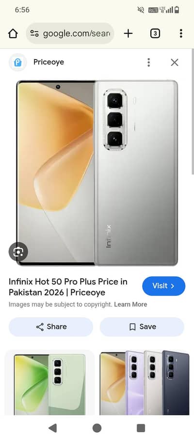 Hot 50 pro plus 8gh 258