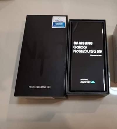oficial aprovd note 20 ultra 12/256 box+fast charger  no dot shed line