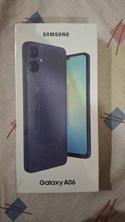 Samsung A06 6GB RAM / 128 GB Memory - Box Pack (Black)