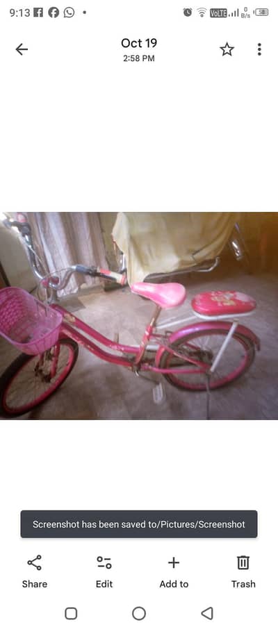 girls barbie cycle