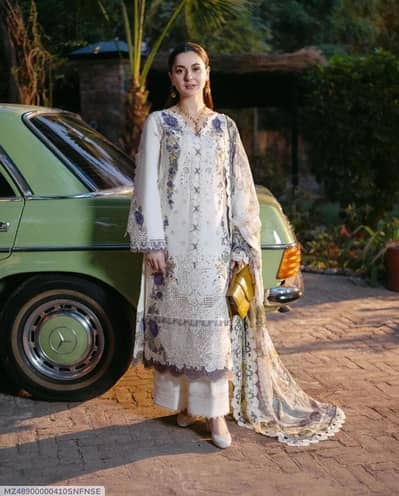 Branded Women unstitched embroidered Suit