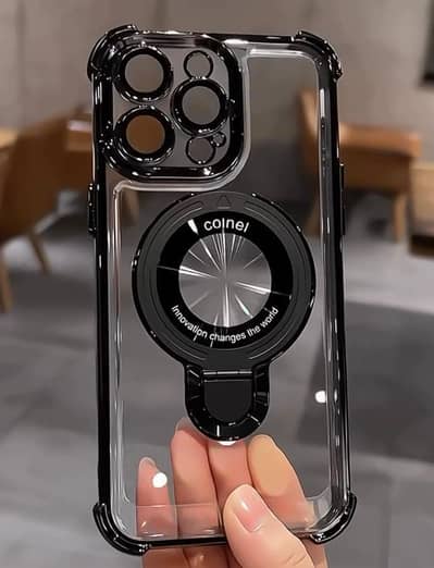 Conel Stand Case for iPhone strong magnet Shockproof back cover