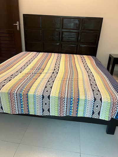 Bed Set - Bed, two side tables and 0ne dressing table. WITHOUT Matress