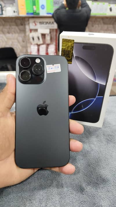 iphone 16 pro max pta approved 256Gb battery 91
