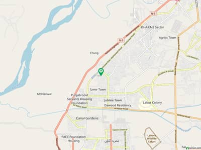 2 KANAL 60 FEET WIDE ROAD PLOT AVAILABLE FOR SALE IN IZMIR TOWN - BLOCK B