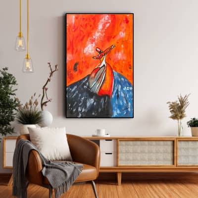 Sufi Painting 12x18 inches