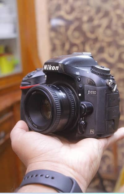 Nikon D610 with 50mm lens