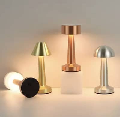 Rechargeable Metal Touch Lamp