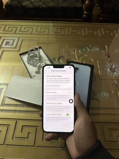 iPhone 13 Pro Max 256gb factory unlock with complete box
