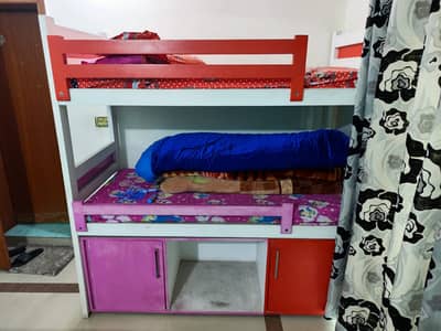 Bunk bed | Kid wooden bunker bed | Baby bed | Double bed | Kids bed