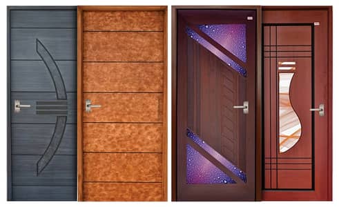 Waterproof plywood door-Fiber doors-Wooden doors-Pvc doors-Poly doors
