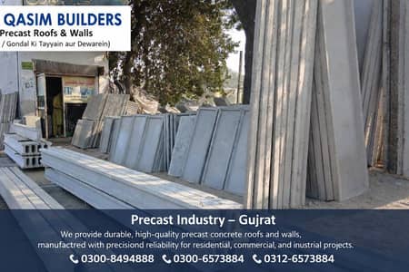 Precast Roofs & Walls – Durable & Ready to Install