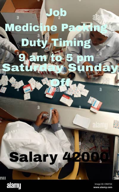 boys need for Medicine Packing