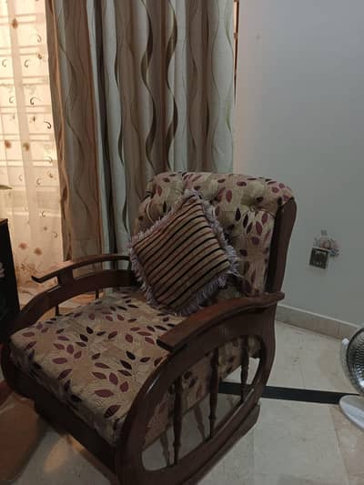 Pure wooden 5 seater sofas available