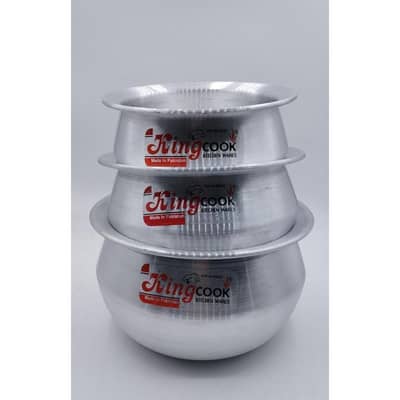 cooking pot 3pcs  Aluminium