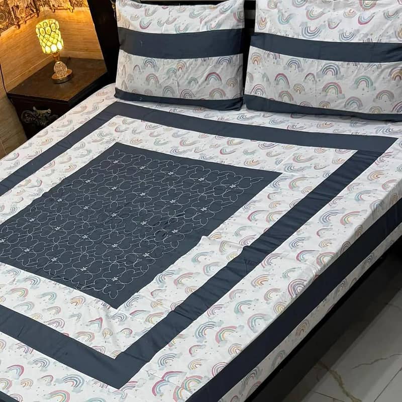 bedsheet patchwork  double bedsheet 4