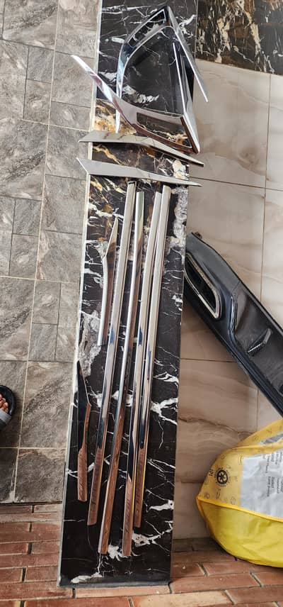 weather shield, rear light chrome & diffuser for civic x