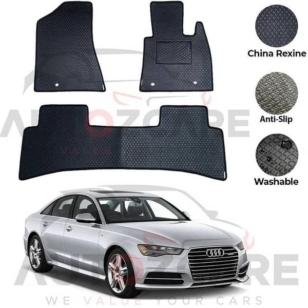 Audi A6 China Rexine Floor Mat 4PCS - Model 2011-2018