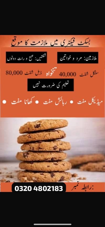 urgent hiring staff required Lahore jobs packing male female