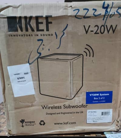 Kef V-20 W like Focal Dali Wharfedale B&W JBL