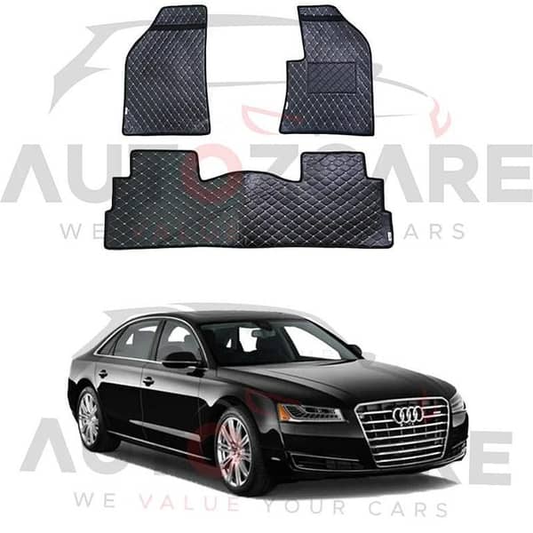 Audi A8 7D Floor Mat ( Flat Style ) 4PCS - Model 2009-2025