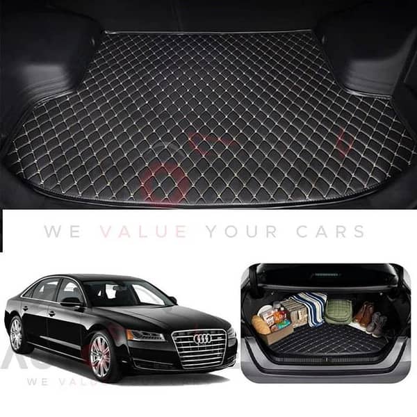 Audi A8 7D Custom Car Trunk Mat - Model 2009-2025