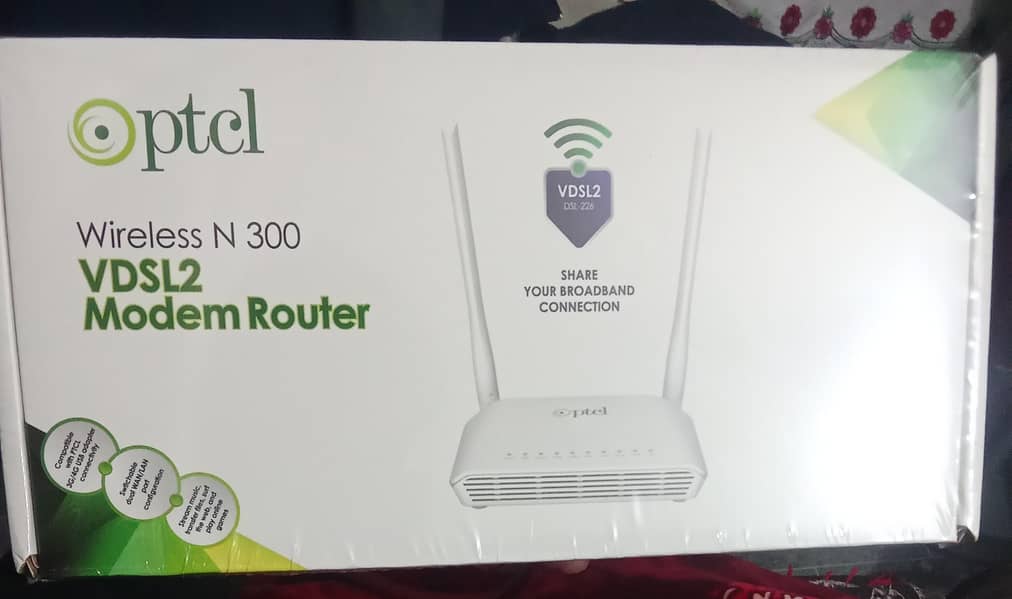 ptcl copper line Modem 0