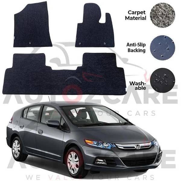 Honda Insight Genuine Fitting Carpet Floor Mat 3PCS - Model 2009-2014