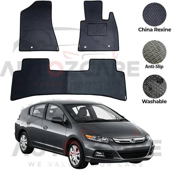 Honda Insight China Rexine Floor Mat 3PCS - Model 2009-2014
