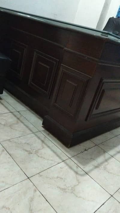 Office table and four office sofas