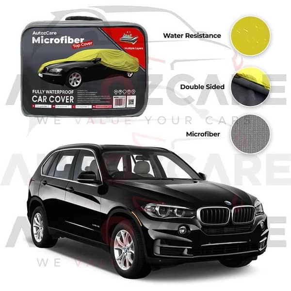 BMW X5 Series Microfiber Car Top Cover - Model 2013-2018