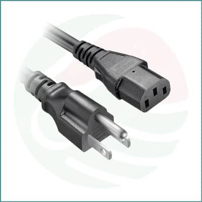 Universal CPU Power Cable | 3-Pin Power Cord NEMA 5-15P to IEC C13 |