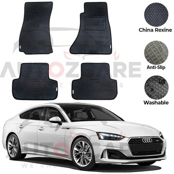 Audi A5 China Rexine Floor Mat 4PCS - Model 2017-2025