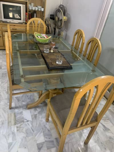 Dining table 6 seater