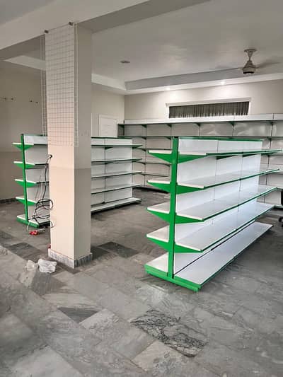 Pharmacy racks , wall racks , Double sided racks ,  Racks in Lahore