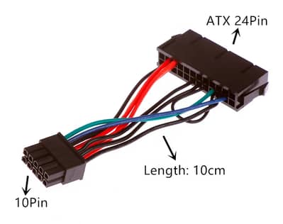24-pin To 10-pin ATX Adapter Cable