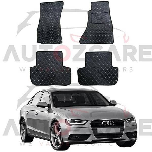 Audi A4 7D Floor Mat ( Flat Style ) 4PCS - Model 2008-2016