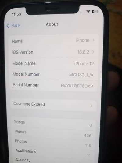 iPhone 12  64gb all ok jv non pta
