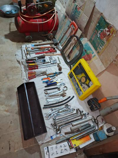 Complete Mechanical Workshop Hand Tools Set – Mint Condition