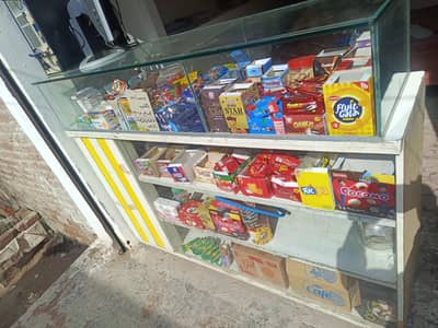 showcase double big size counter 12mm gills counter lassani wood