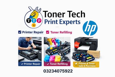 Printer Repair | Fast Toner Refilling | Home Service Available