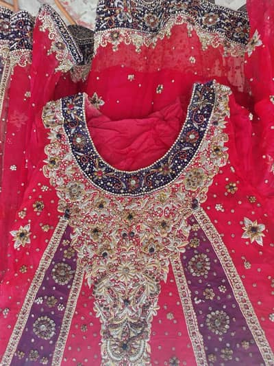 Red Bridal Dress for Barat used just for 3 hours