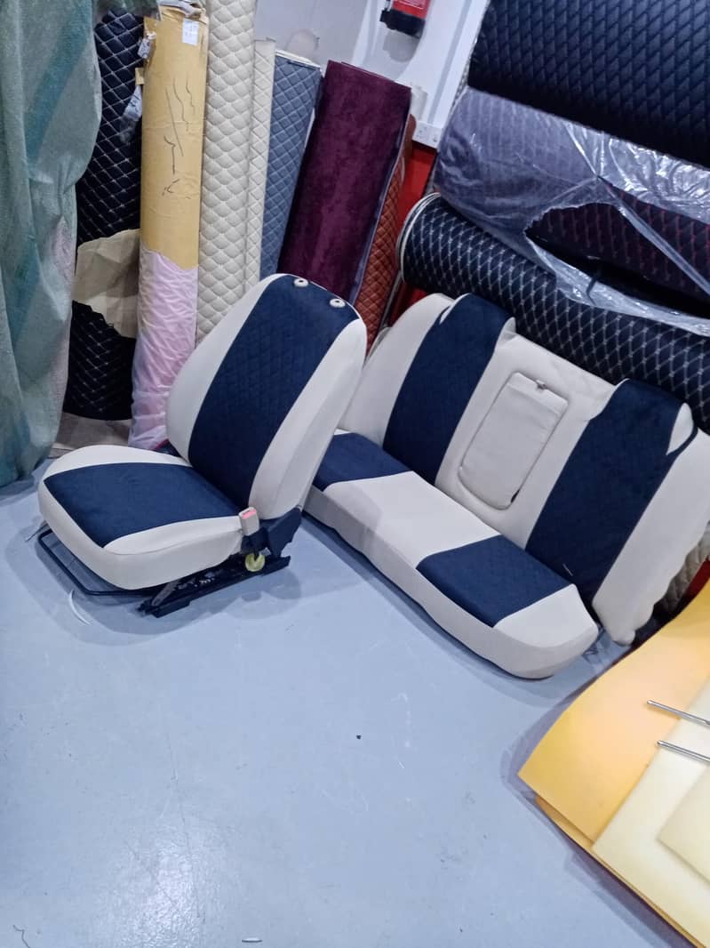 گاڑیوں کے سیٹ کور بنانے کے لئے فل کاریگر کی ضرورت ہے 3