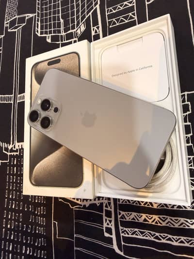 Apple iPhone 15 Pro Max 256 GB PTA Approved Dual Physical SIM 10/10