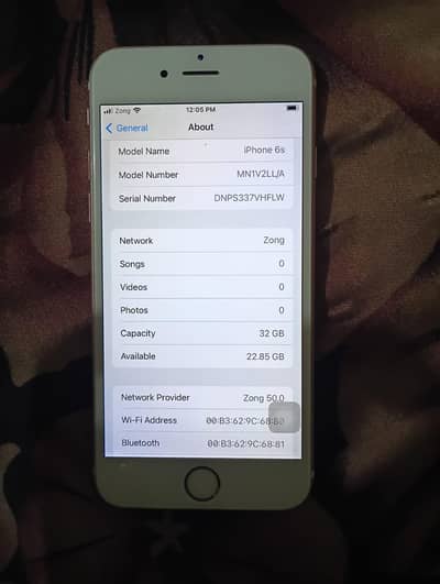 iPhone 6s 32gb 4G LTE PTA approved