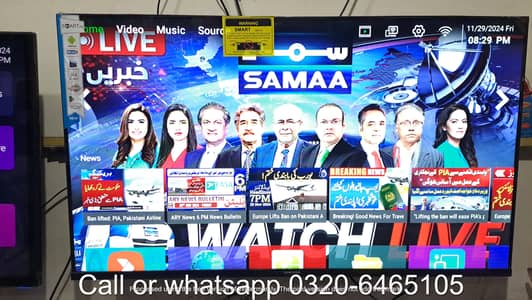 Samsung LED TV 32 ANDROID UHD tcl haier HDR box pack O32O7364284