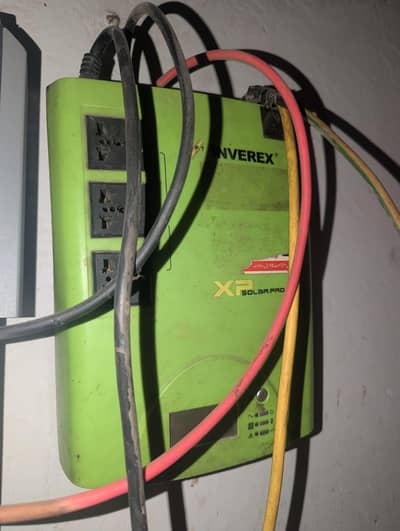 inverter inverex 1500watts with 250 watt 4 panal